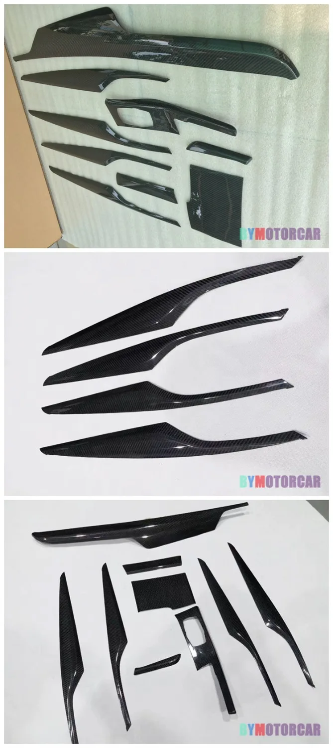 

Fit for BMW new 5 series G30 G38 2018 modified carbon fiber interior panel affixed