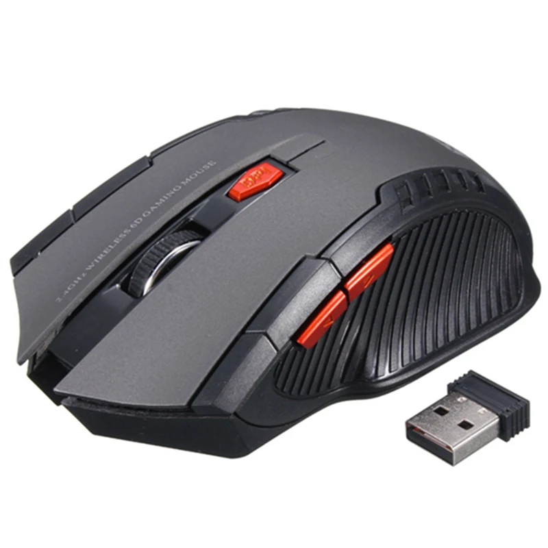 Новый ГОРЯЧИЙ 2.4 ГГц Мини Портативный Беспроводной Мыши USB Оптическая 2000