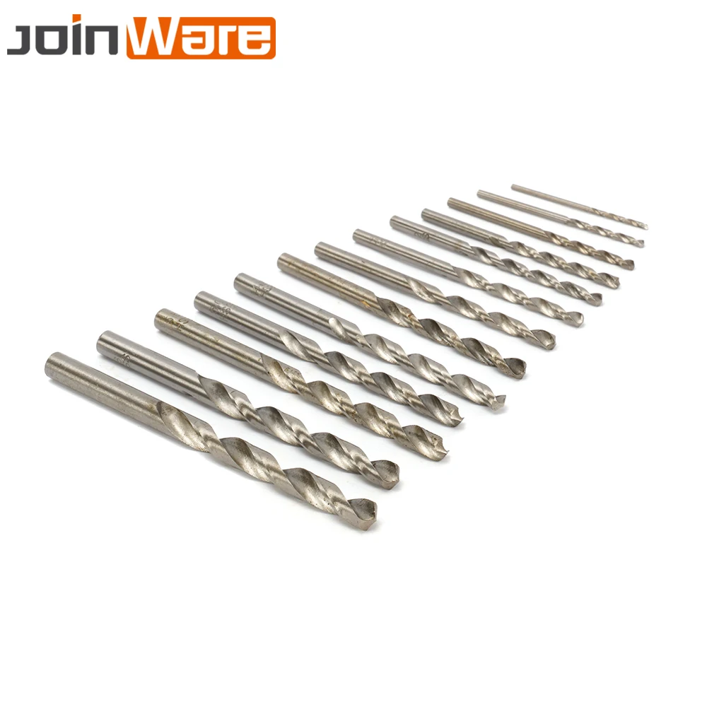 

13Pcs Twist Drill Bit Set HSS High Speed Steel Drill Set Wood Drilling Bit Metalworking Power Tool 1.5-6.5mm High Quality