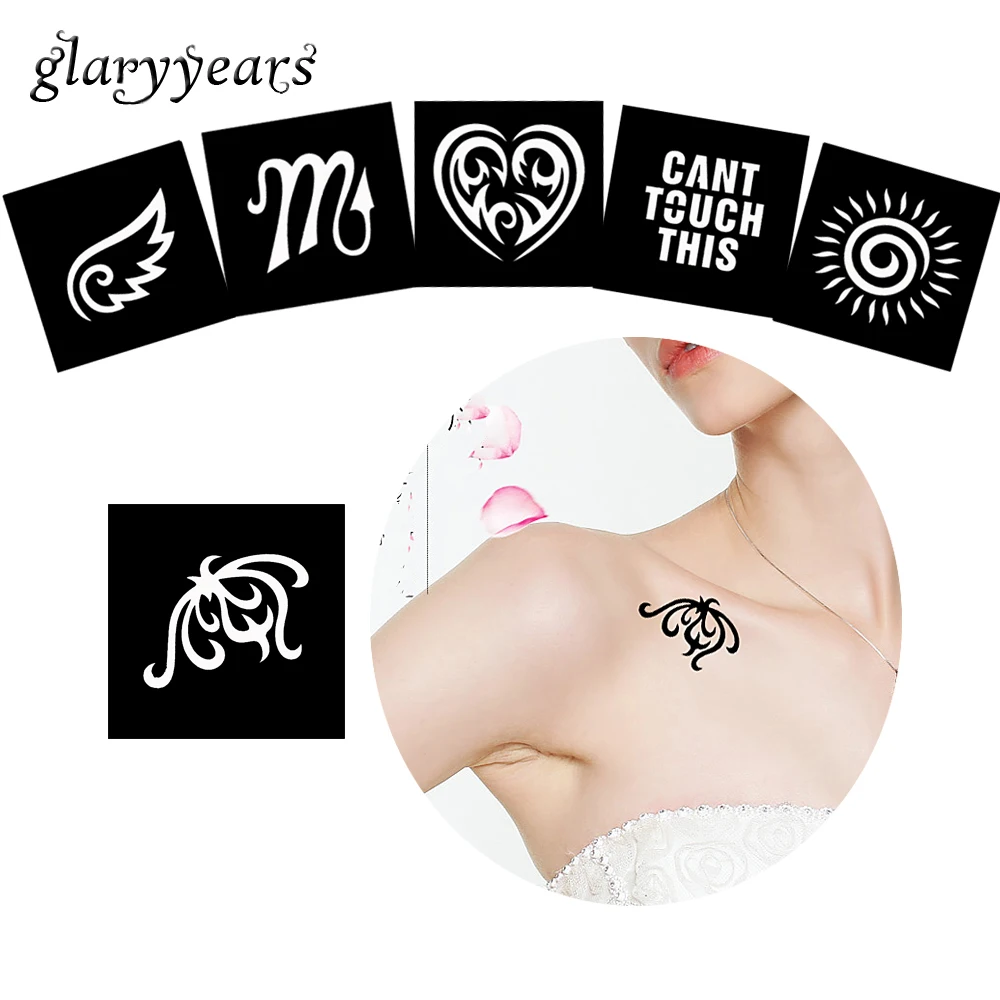 Трафарет для татуировок из хны 6 листов|tattoo art|tattoo jartattoos dolphins |