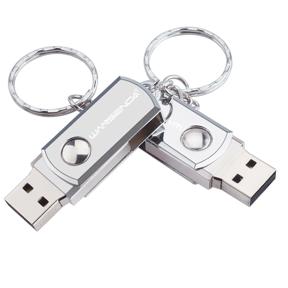 Новинка USB 2,0, USB флеш-накопитель из нержавеющей стали, высокое качество, ручка-накопитель, 4 ГБ, 8 ГБ, 16 ГБ, 32 ГБ, 64 ГБ, 128 ГБ, вращающаяся USB флешка, флешка