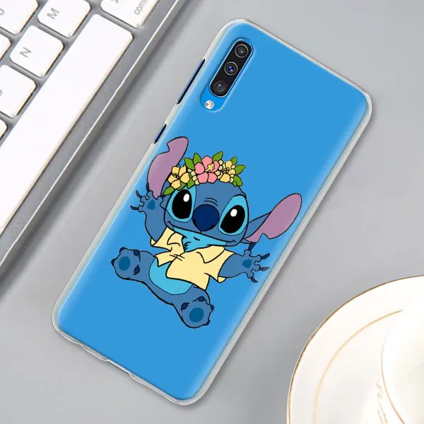 08 Милый мультфильм, Стич чехол КРЫШКА ДЛЯ samsung Galaxy A30 A40 A50 A70 A6 A8 плюс A7 A9 M30 чехол для телефона Coque - Цвет: 08