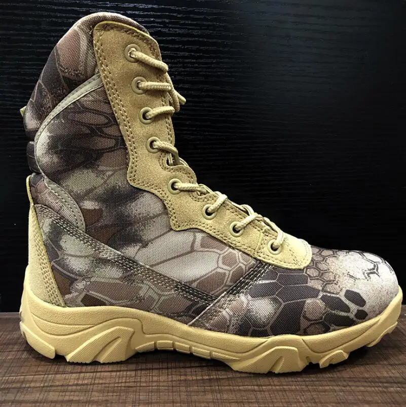 Безопасная рабочая обувь мужские военные тактические ботинки осень-зима
