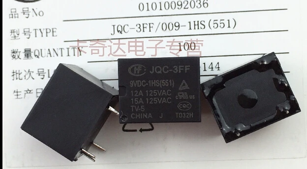 Горячая Распродажа новинка Φ 9VDC 1HS HF3FF 009 T73 9В реле DIP4|t73 relay|t73hongfa |