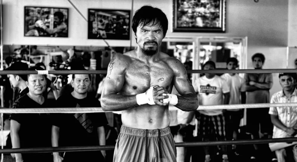 Домашний декор Manny Pacman боксерский Чемпион-Шелковый художественный плакат