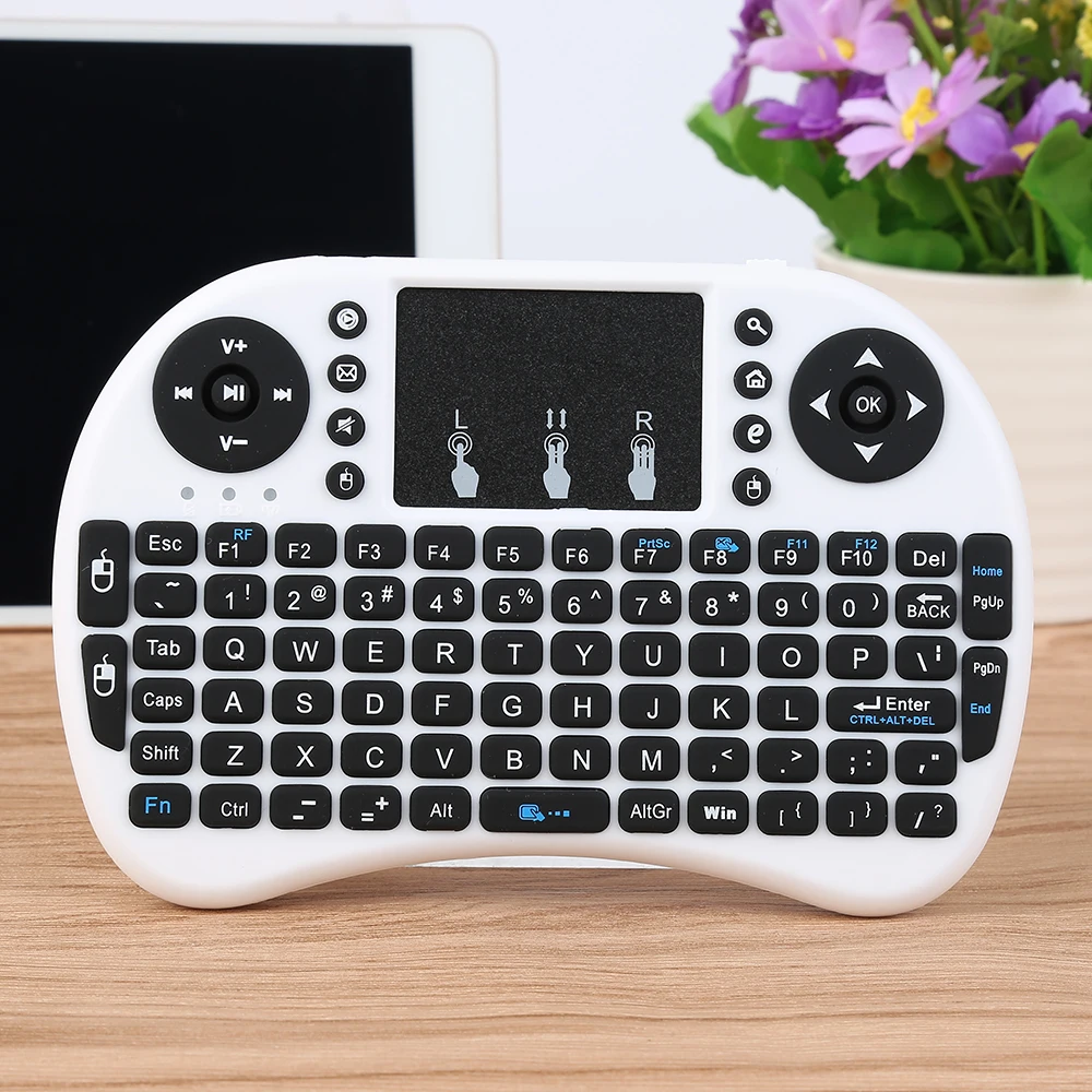Беспроводная мини-клавиатура 2,4G Fly Air mouse с сенсорной панелью для игр для приставки Smart tv пульт дистанционного управления