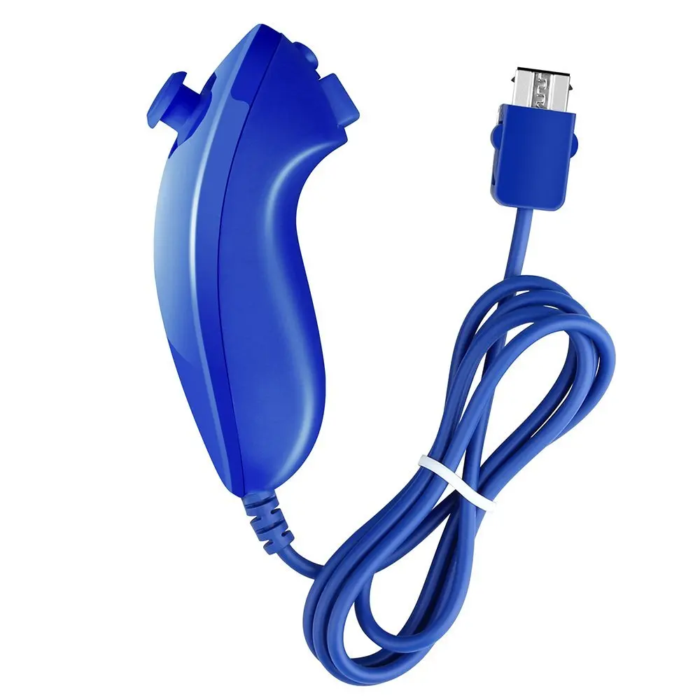 100 шт цвета Nunchunk пульт дистанционного управления для геймпад nintendo wii Nunchuck