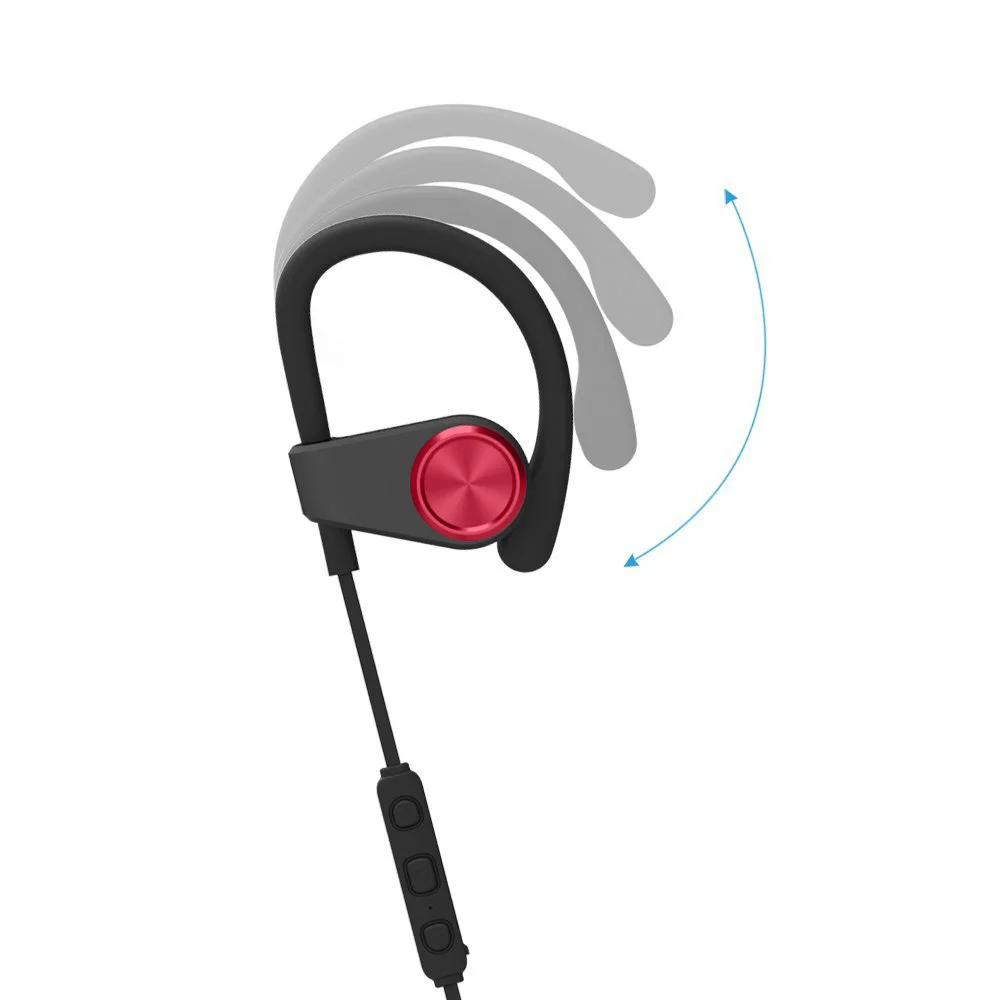 Doace спортивные bluetooth наушники Sweatproof гарнитура с наушным креплением Беспроводные