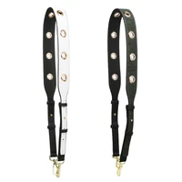 fashion circle wide shoulder strap for bag leather strap handles long adjustable bag straps handbag accessories crossbody belt