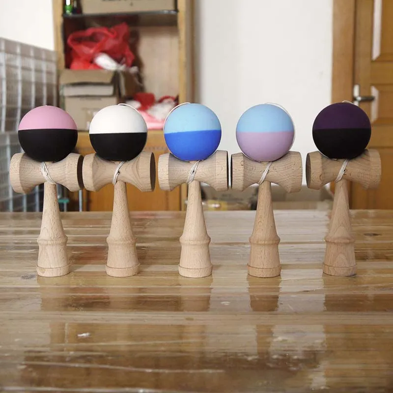 Kendama игрушки мяч 18 см Открытый умелый деревянный шар для детей взрослые игры