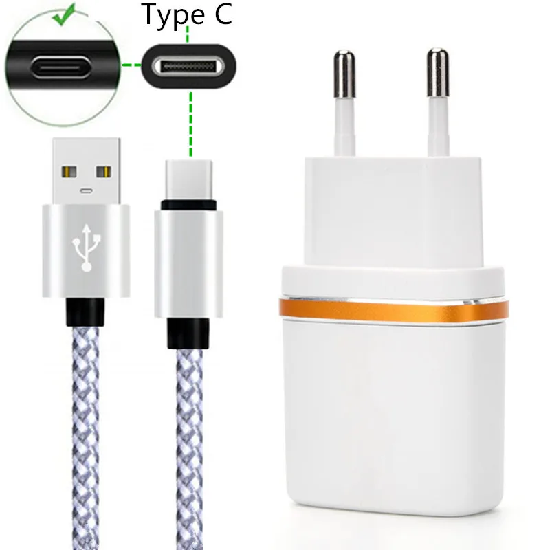 Быстрая зарядка usb кабель типа C для Samsung S9 S8 A50 Note 9 8 Huawei P20 lite Pro Honor 10 & EU вилка