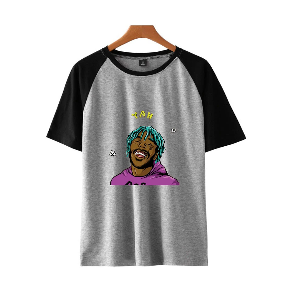 Футболка реглан LIL UZI VERT горячая Распродажа модный смешной принт круглый вырез