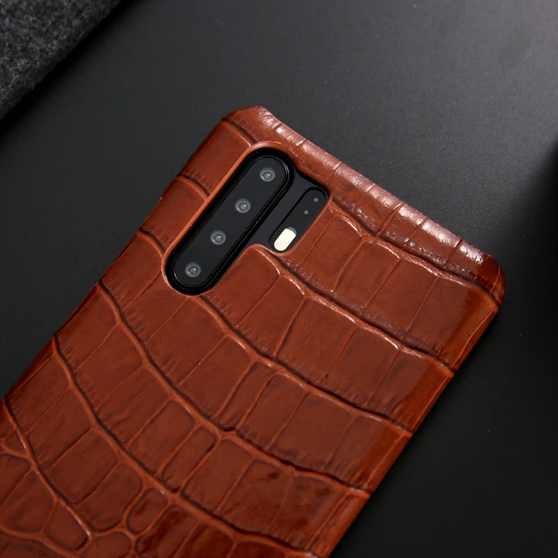 Чехол из натуральной крокодиловой кожи для Huawei P30 Pro защитный чехол накладка P20 Mate