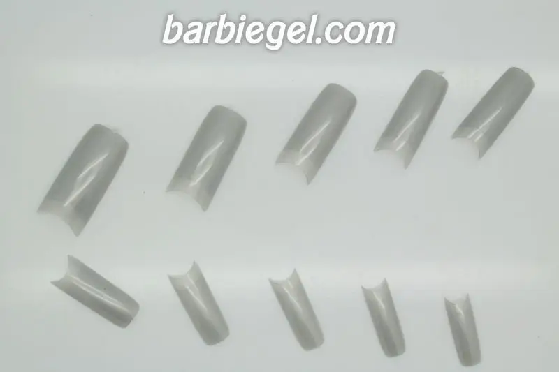 500 шт./упак. оптовая продажа искусственные ногти серебряного цвета наконечники