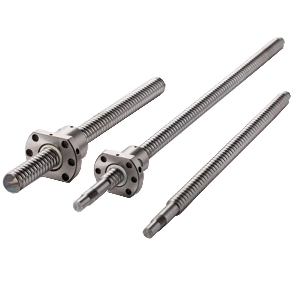 Шариковый винт SFU1204/SFU1605/SFU1610/SFU2005/SFU2510 Концевая обработка с гайкой C7 22 мм 24 28