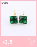 MGUB new design stainless steel fashion jewelry gold color round Hoop earrings for women LH594