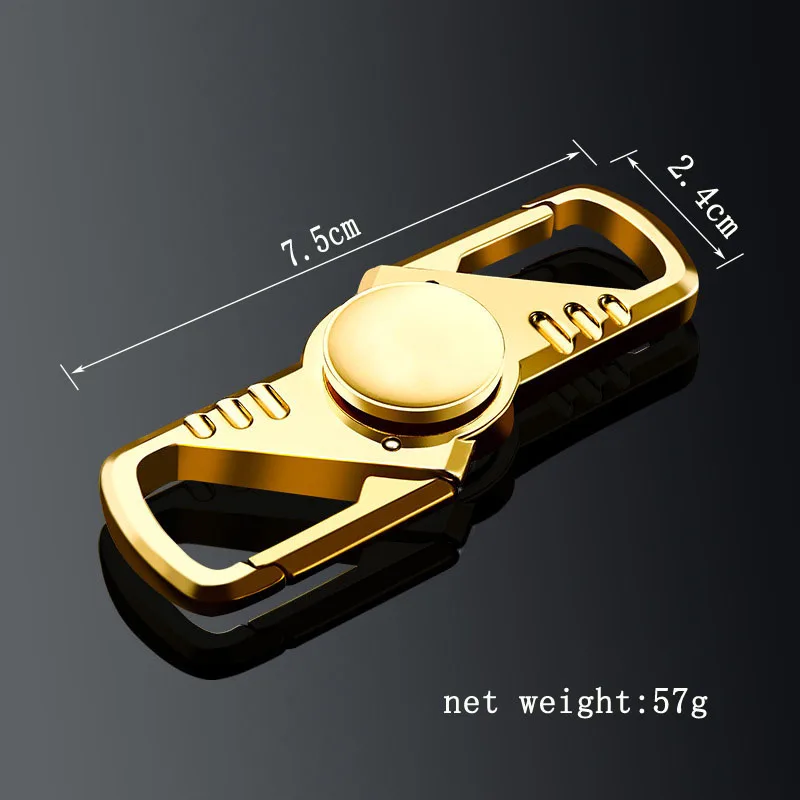 finger spinner keychain key ring handspinner chain holder creative waist hanging keyfob chaveiro llaveros hombre | Украшения и
