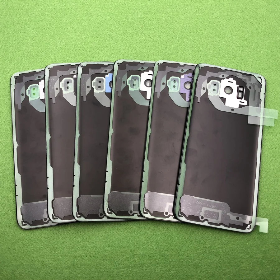 Для Samsung Galaxy S8 g950 SM-G950F батарея задняя панель Корпус Замена+ задняя камера стеклянная рамка объектива