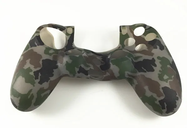 Защитный чехол для PS4 камуфляжный силиконовый резиновый с мягким рукавом и