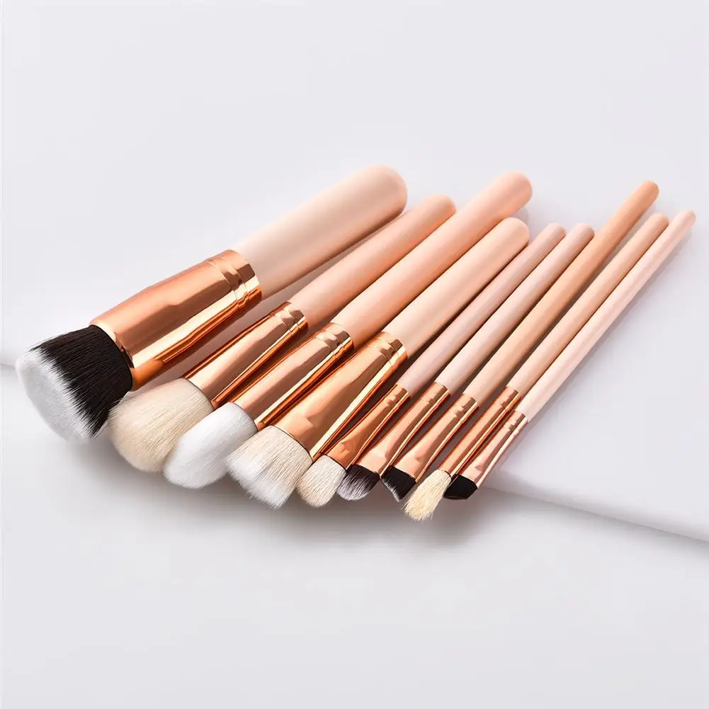 9 шт профессиональная Единорог макияж кисти набор Красота Косметика Тени для век
