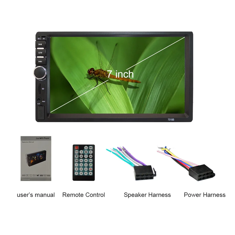 AIYIMA 2 Din MP5 плеер Bluetooth Мультимедиа видео 7 &quotсенсорный экран музыкальный HD