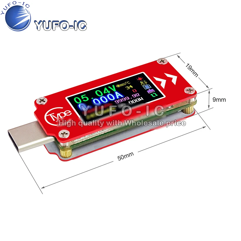 Цветной PD быстрый заряд TC64 определение напряжения стандартный тестер измерения
