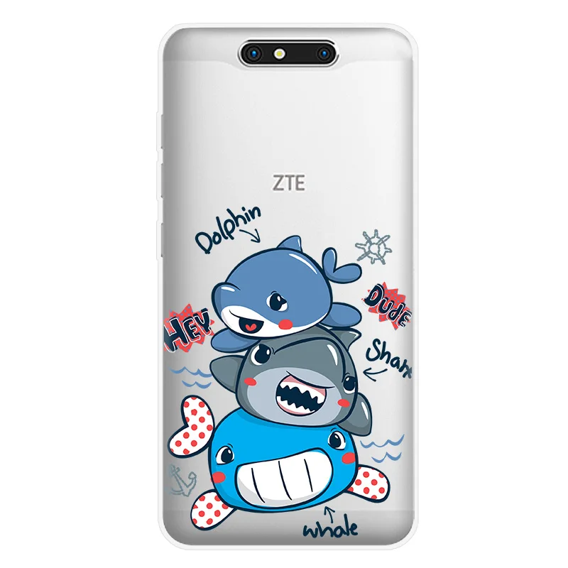 Чехол накладка из мягкого силикона и ТПУ для ZTE Blade V8 V7 lite mini A330 A6 L7 Z MAX Z982 A910 A602 A610 A512