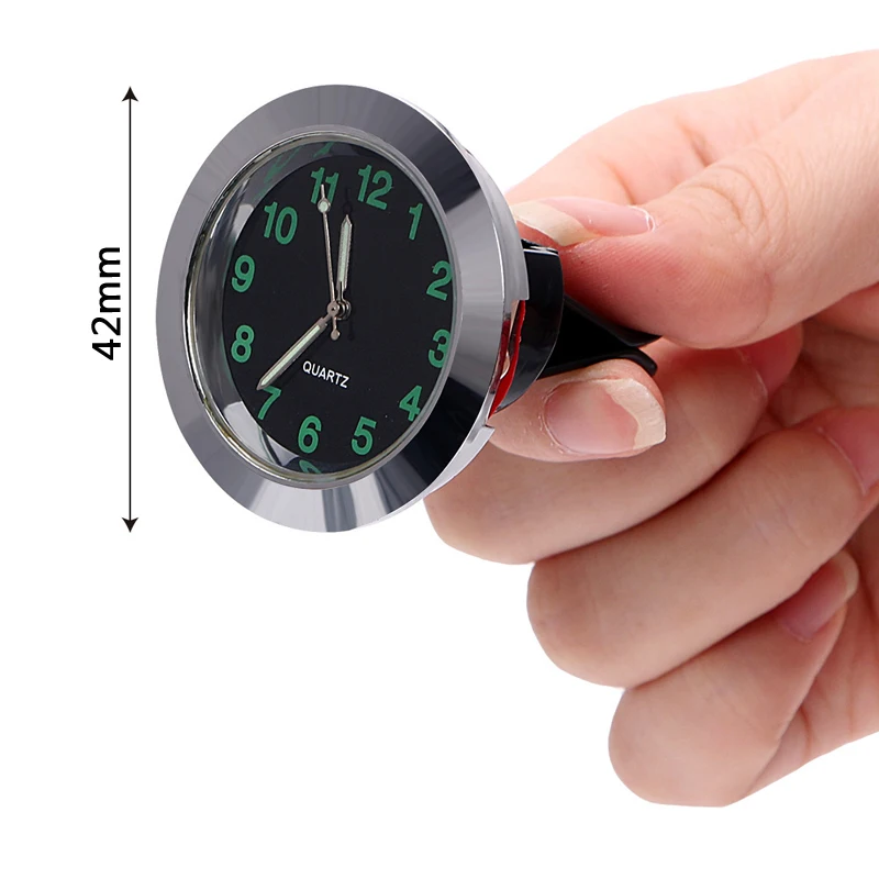 Car accessories Luminous Auto Gauge Clock Mini Air Vent Quartz with Clip Outlet Watch Styling for TOYOTA | Автомобили и мотоциклы