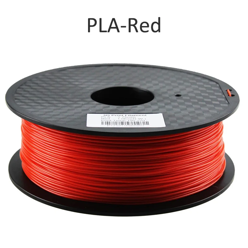 Red PLA filament HUAFAST PLA нити для 3d принтера материалы 1,75 мм 1 кг/0,25 кг ABS 3D печать Ручка нити пластиковые детали подходят для creality - Цвет: Red PLA filament
