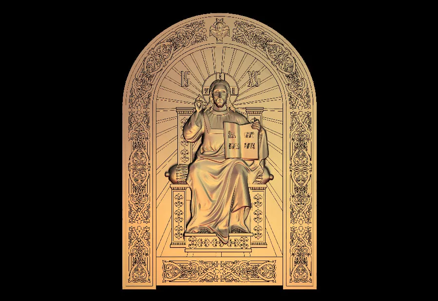 Рельефная Модель 3D в формате STL ЧПУ роутер резьба гравировка Artcam aspire M116 |