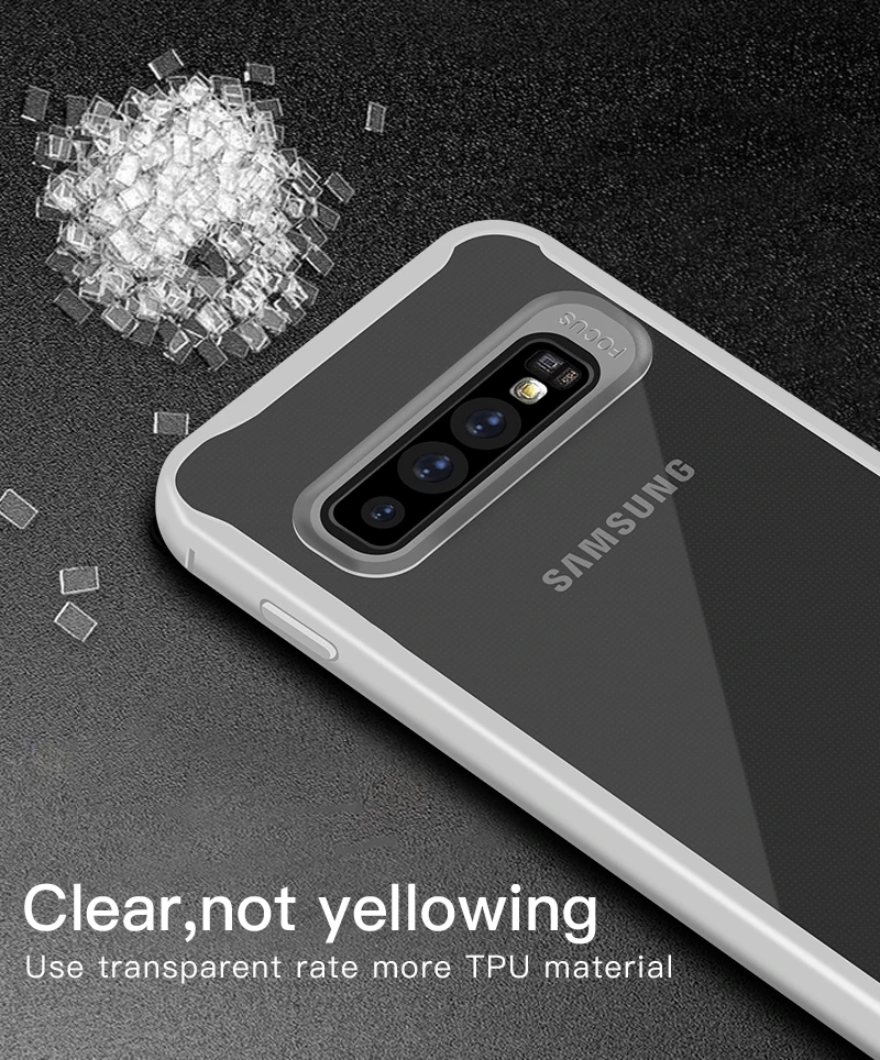 Прозрачный силиконовый чехол для телефона для samsung Galaxy A10 A30 A50 A70 J4 J6 плюс A6 A9 S8 S9 S10 Plus E M20 M10 M30 задняя крышка