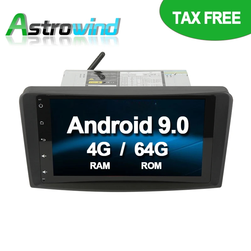64G без налога Android 9 0 Автомобильный GPS навигатор медиа стерео радио для Mercedes Benz W164