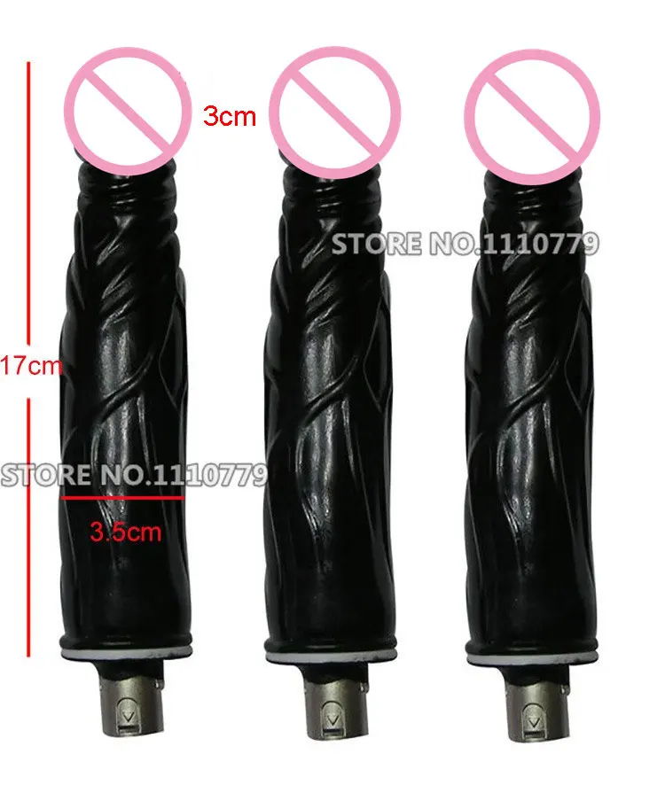 Черные дикие фаллоимитаторы в секс машину изготовленные из медицинского