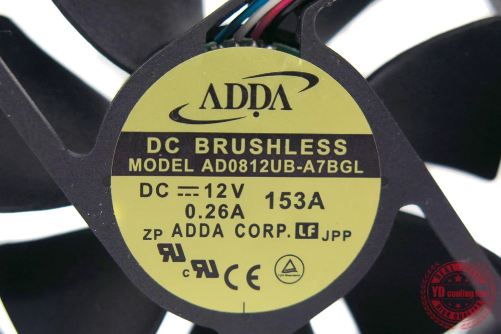 

ADDA 8025 4 lines 12V AD0812UB-A7BGL cooling fan