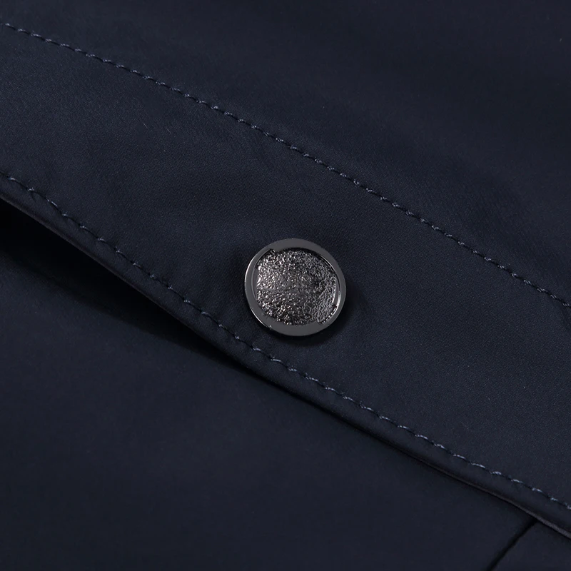 

Spring Autumn Mens Jacket Stand Collar Windbreaker Male Navy Blue Dark Green Baseball Jackets Casual Thin High Quality Size 4XL