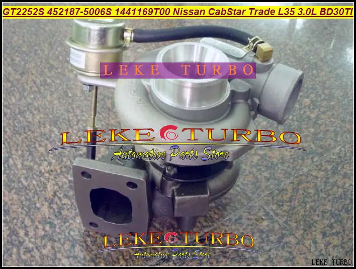 GT2252S 452187-0001 452187-0003 709693-452187 0005 1441169T00 турбо для Nissan CabStar Trade M100 L35 1996-BD-30TI 3.0L |