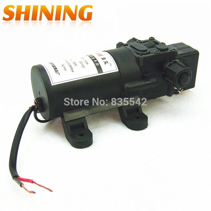 Мембранный Водяной насос высокого давления 12 В постоянного тока 5 А 120 фунтов на