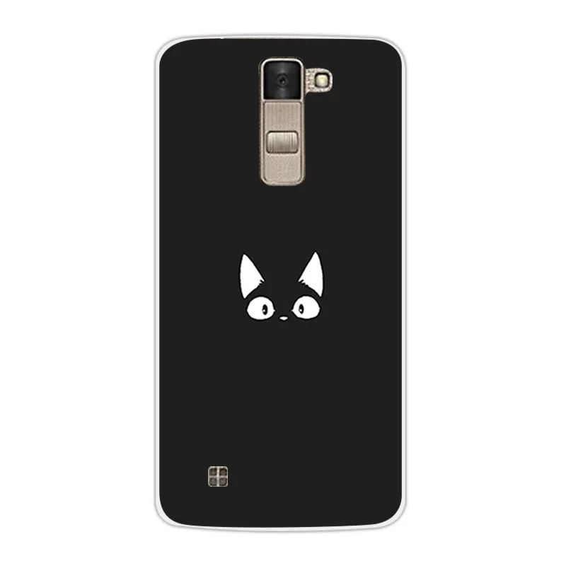 Роскошный мягкий ТПУ чехол для LG K8 Lte K350 K350E K350N Dif Cat Дизайн 5," прозрачный корпус для K 8 телефон силиконовый чехол на заднюю панель Coque - Цвет: 20