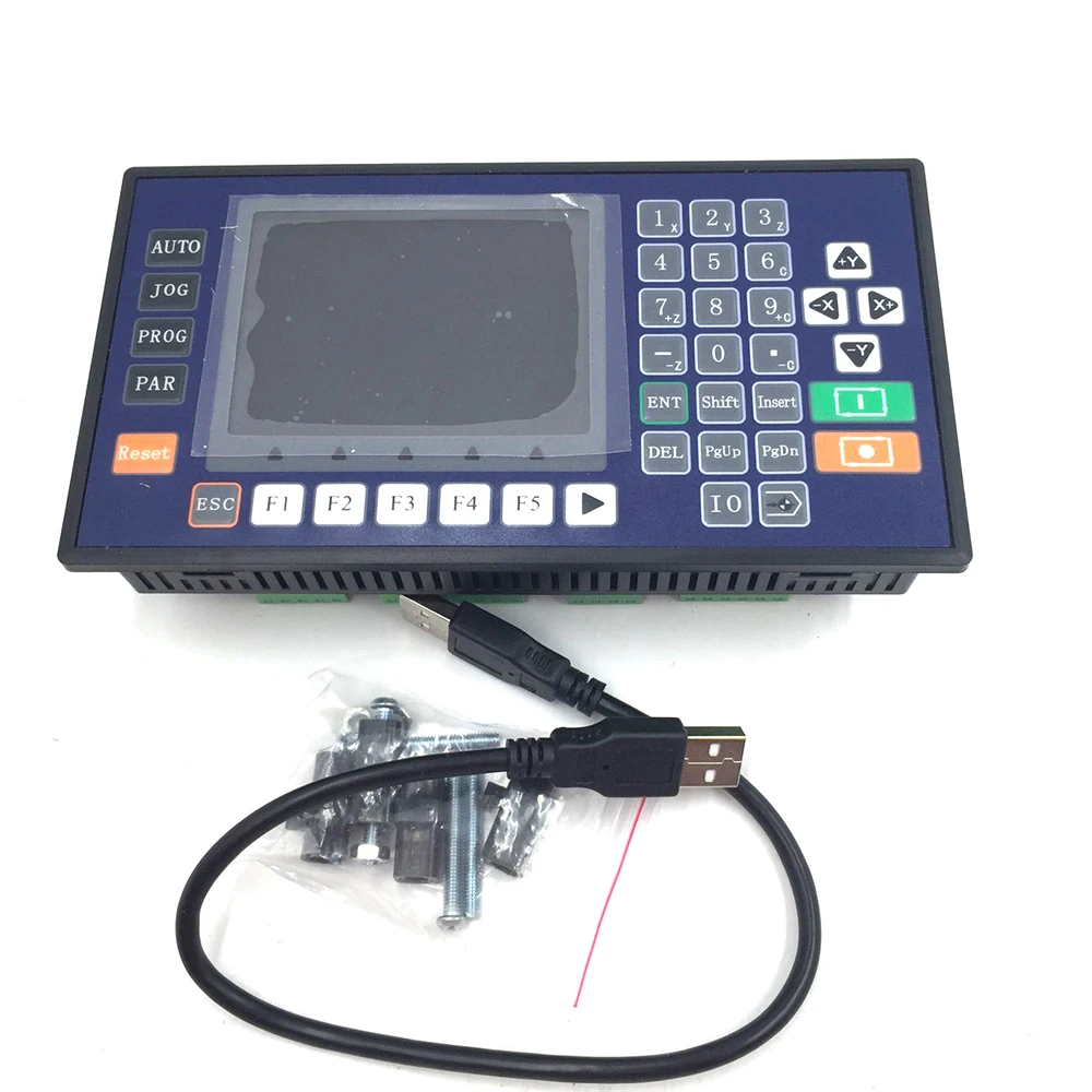 Контроллер с ЧПУ 2 оси 3,5 дюймов TFT 16DI 8DO с USB-PC RS485 связь совпадающий сервопривод шаговый для токарного станка фрезерный станок