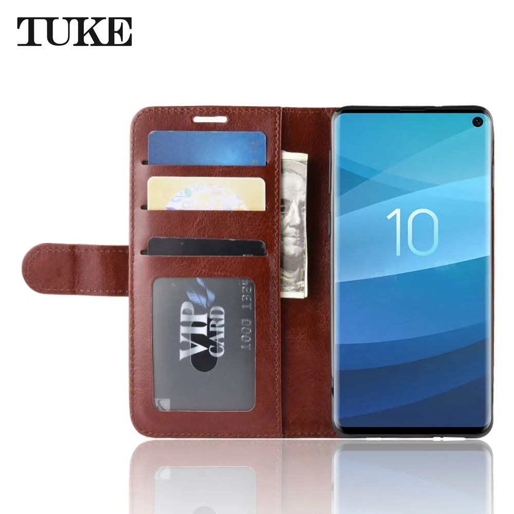 Flip Case For Samsung Galaxy S10 Cover Leather Wallet Phone S 10 Capa | Мобильные телефоны и аксессуары