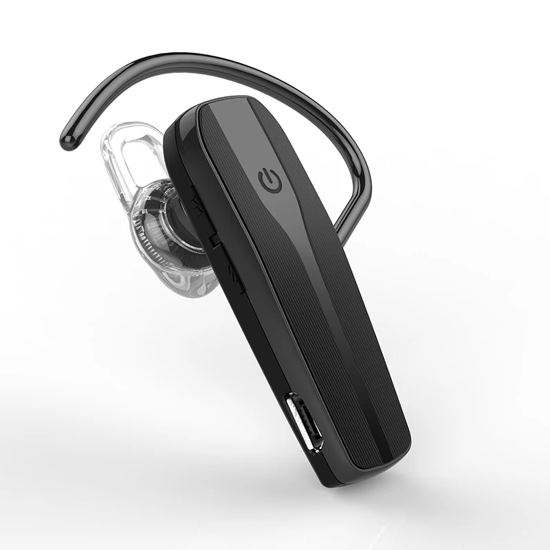 Черный Беспроводная bluetooth-гарнитура CSR 4,0 Hands-free Bluetooth наушники с шумоподавлением микрофон наушники для смартфона - Цвет: Черный