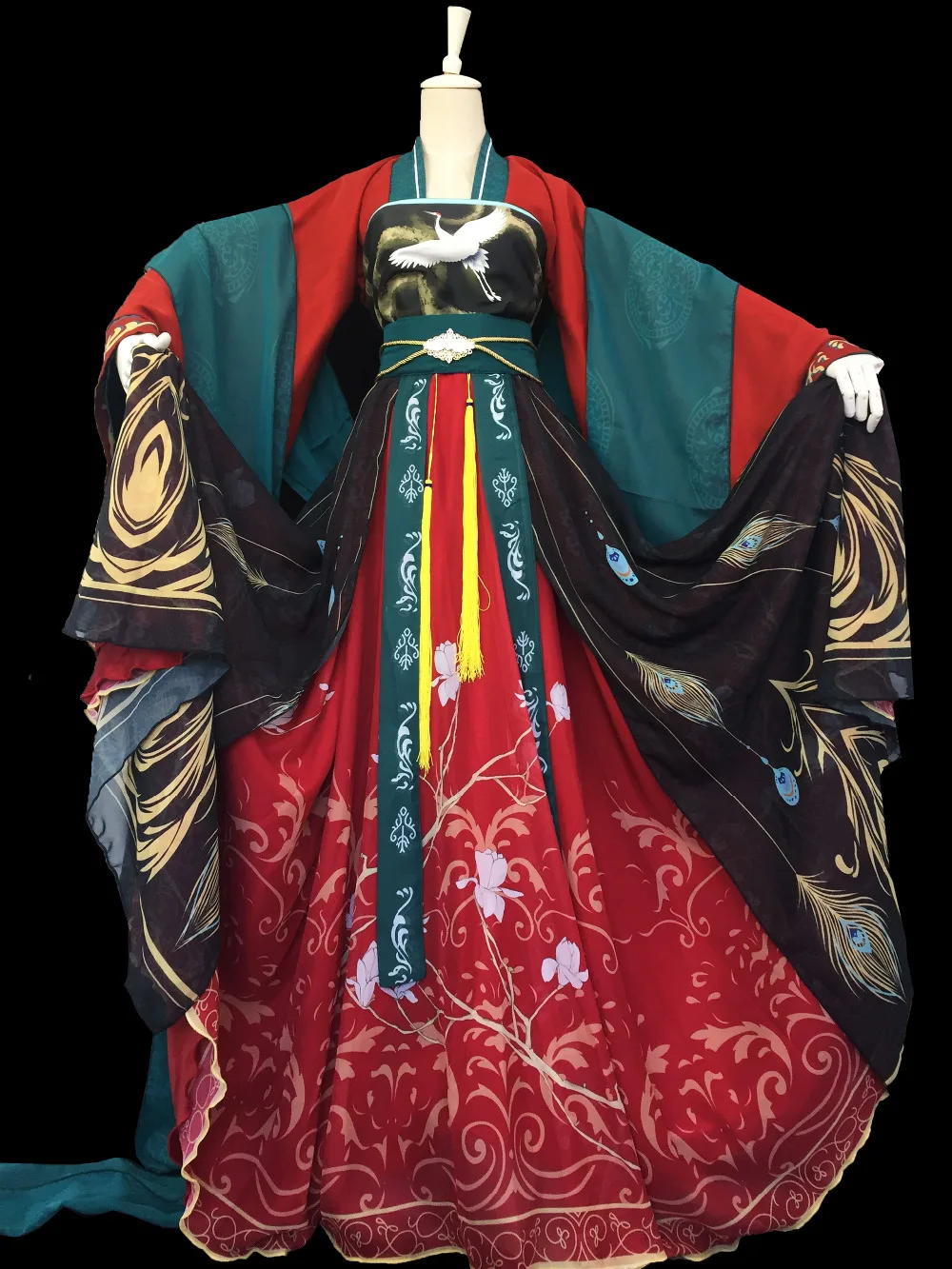 

Cosplay Nikki Ancient style finery Gorgeous printing Cos Clothes hanfu dress cosplay