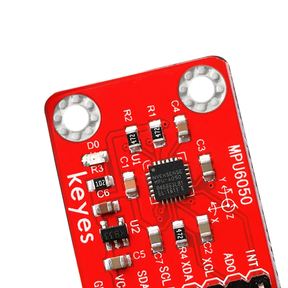 KEYES MPU6050 модульный датчик ускорения для Arduino/raspberry pi/STM32/micro: bit | Компьютеры и офис