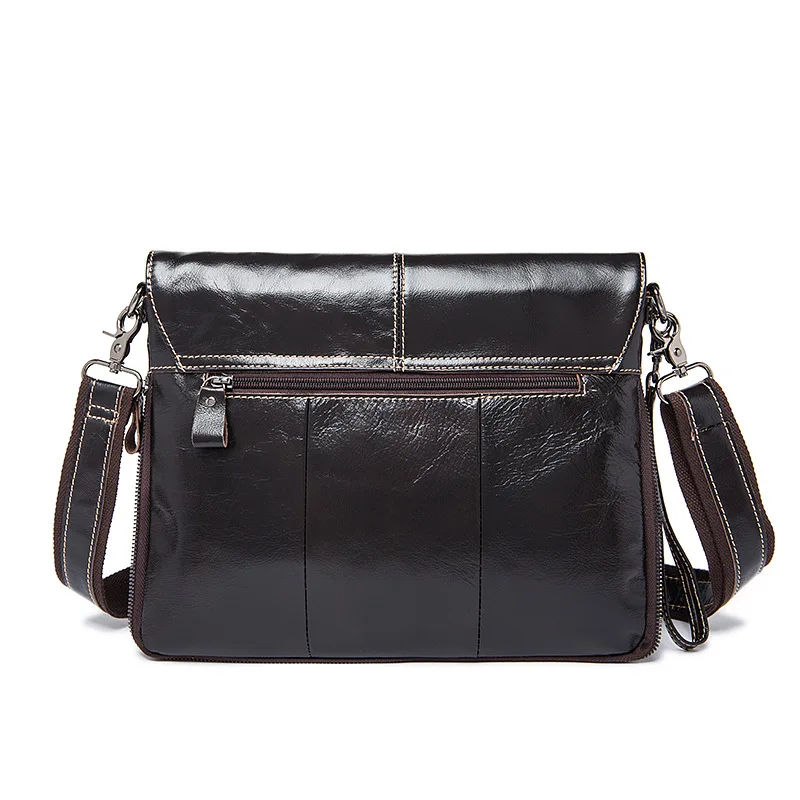 

Natural Cowhide men's bag Europe and the United States business casual Messenger bags clamshell cross men shoulder bags