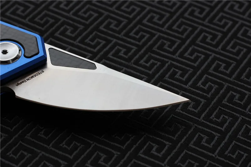 Складной нож MIKER Co. ZKC A01A Flipper CF + алюминиевая ручка (2 5 дюйма 204P сатин) уличный