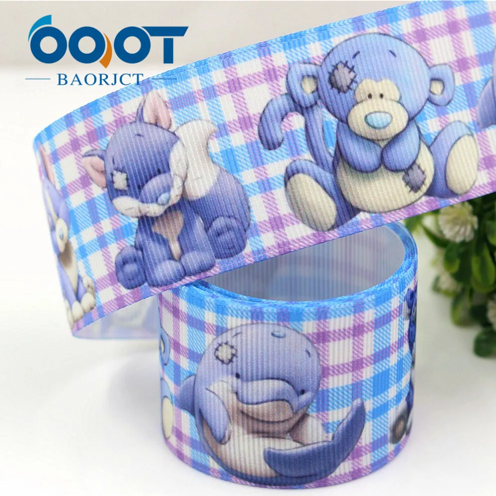 Мультяшные ленты OOOT BAORJCT 183261 38 мм 10 ярдов Термотрансферная печатная корсажная