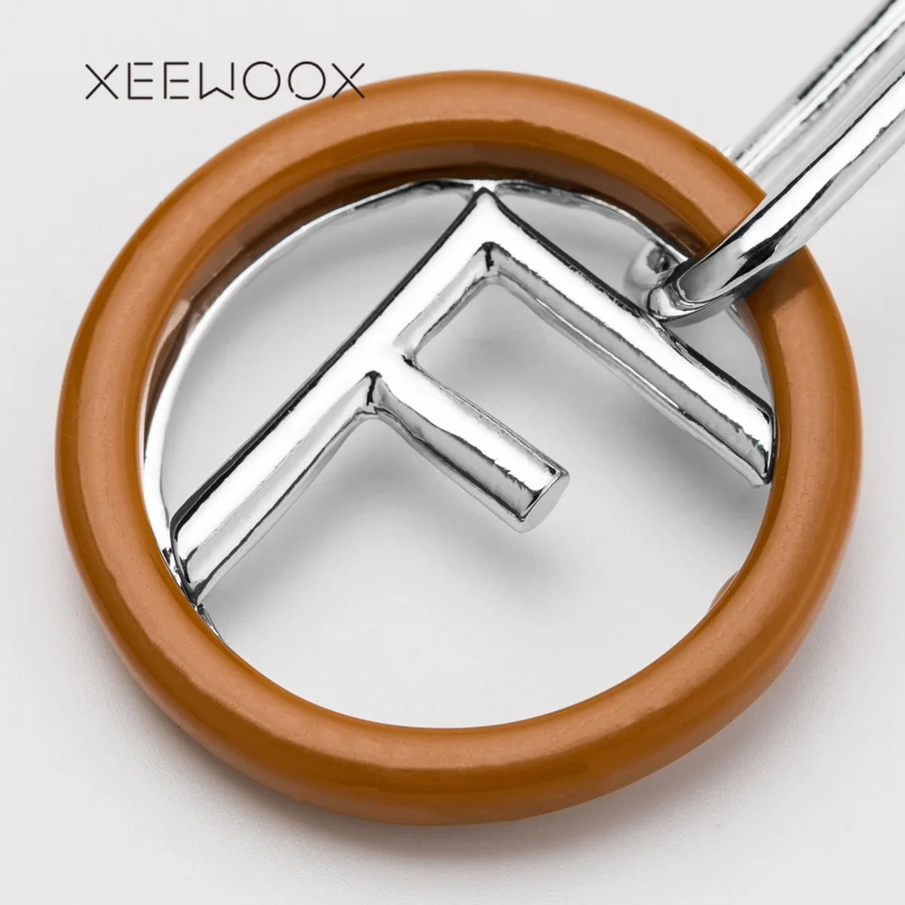 XEEWOOX 2019 новый модный акриловый дизайн F буквы металлические длинные висячие
