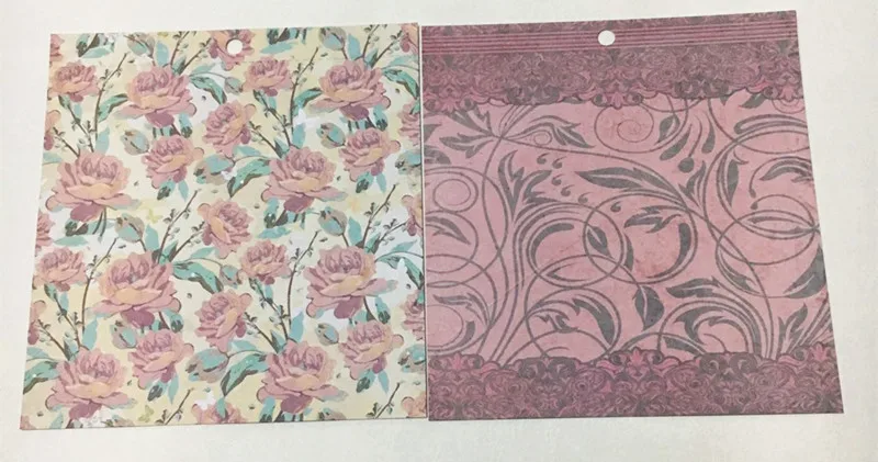 6 дюймов 18 листов Ретро Цветочный Узор в горошек бумага для скрапбукинга оригами