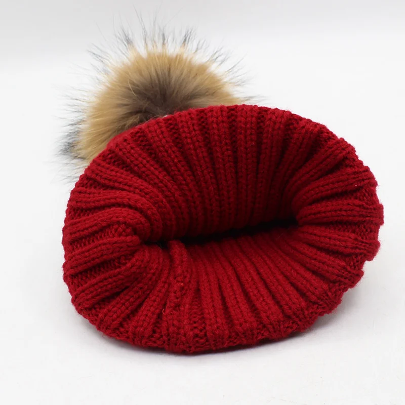 

Women Winter Hat Real Mink Fur Beanies Winter Hats For Women Fox Fur Pom Poms Ball Caps Brand Bonnet Girls Skullies Hats 2018