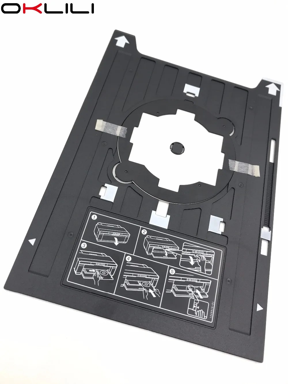 1PCX печати CD DVD/VCD/держатель лотка диск кронштейн для Epson 1400 1410 1430 1430W 1500W R800 R1800 R1900 R2000 R2880 R3000 P400 P600